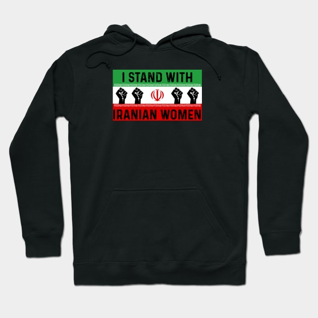 I Stand with Iranian women Hoodie by Scar